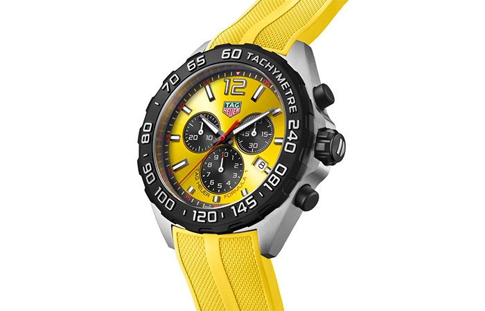 TAG Heuer Racing Formula 1 Chronograph with yellow strap